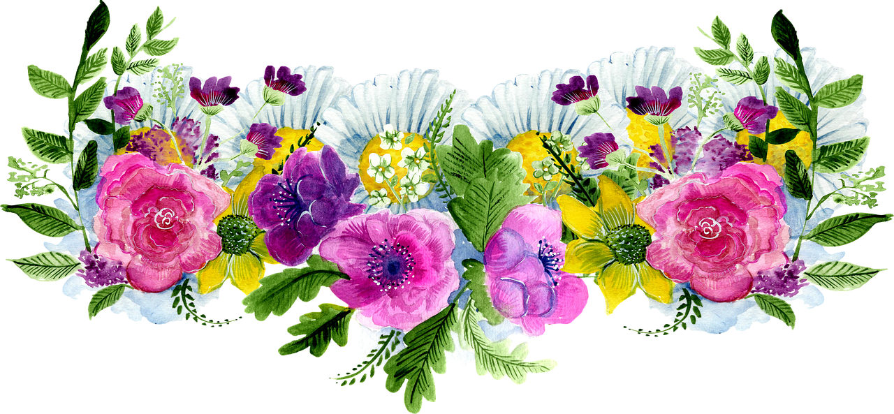 flower  decoration  watercolor free photo