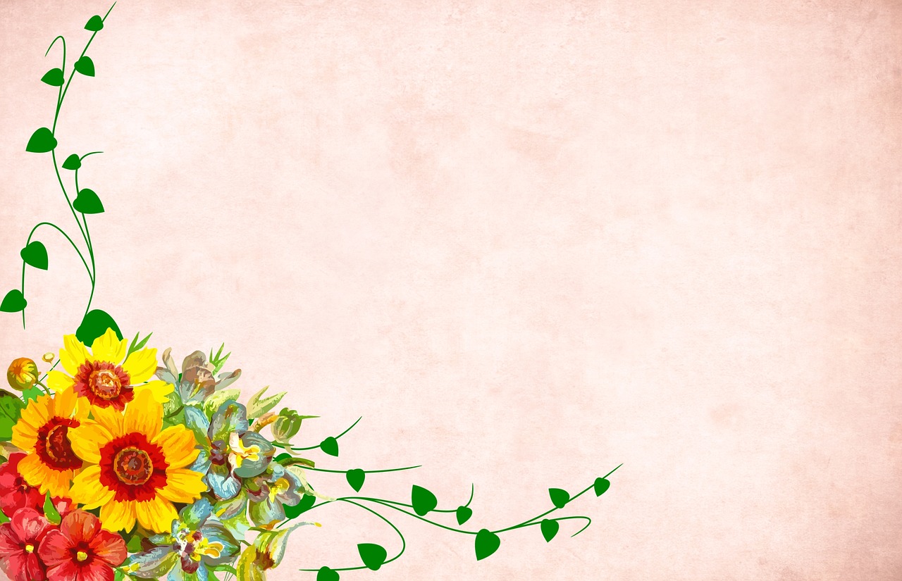 flower  floral  background free photo