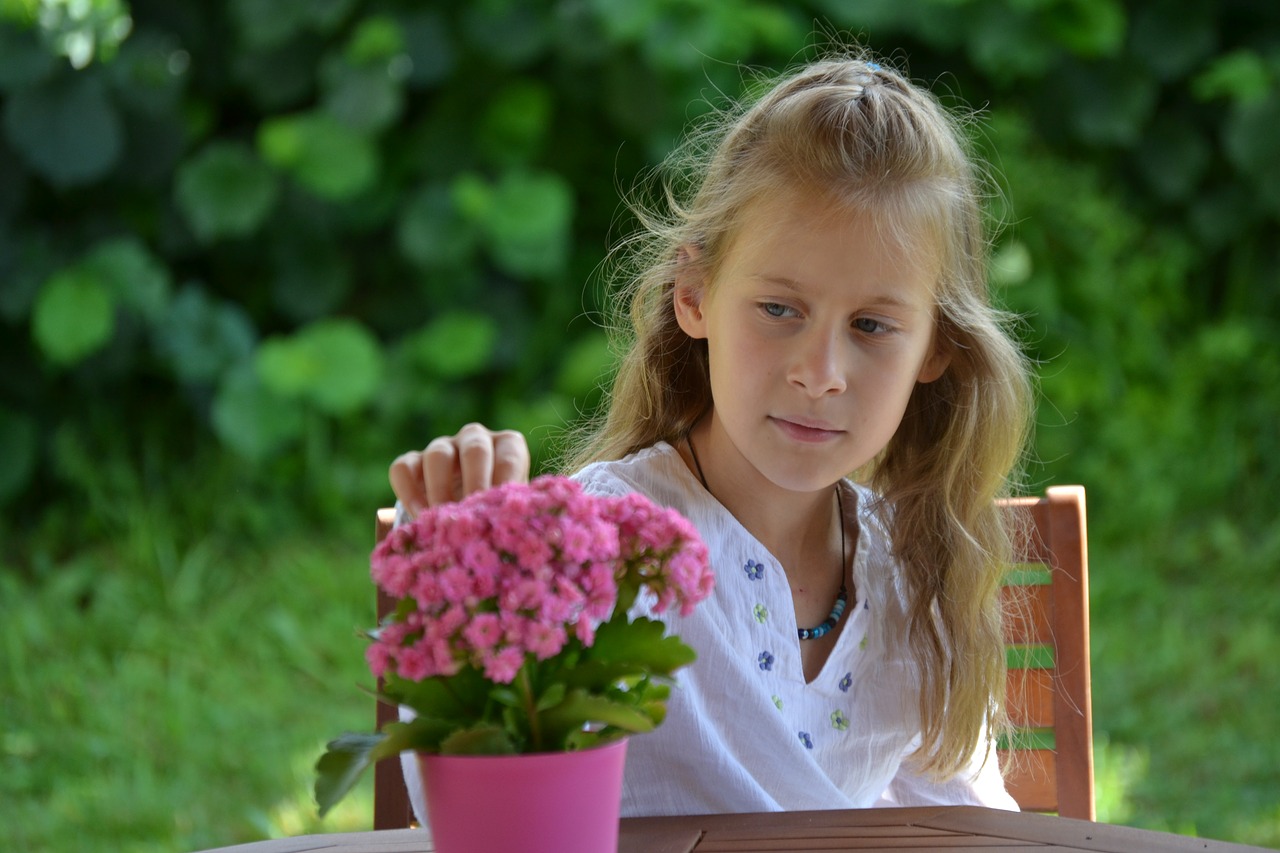 flower  girl  garden free photo