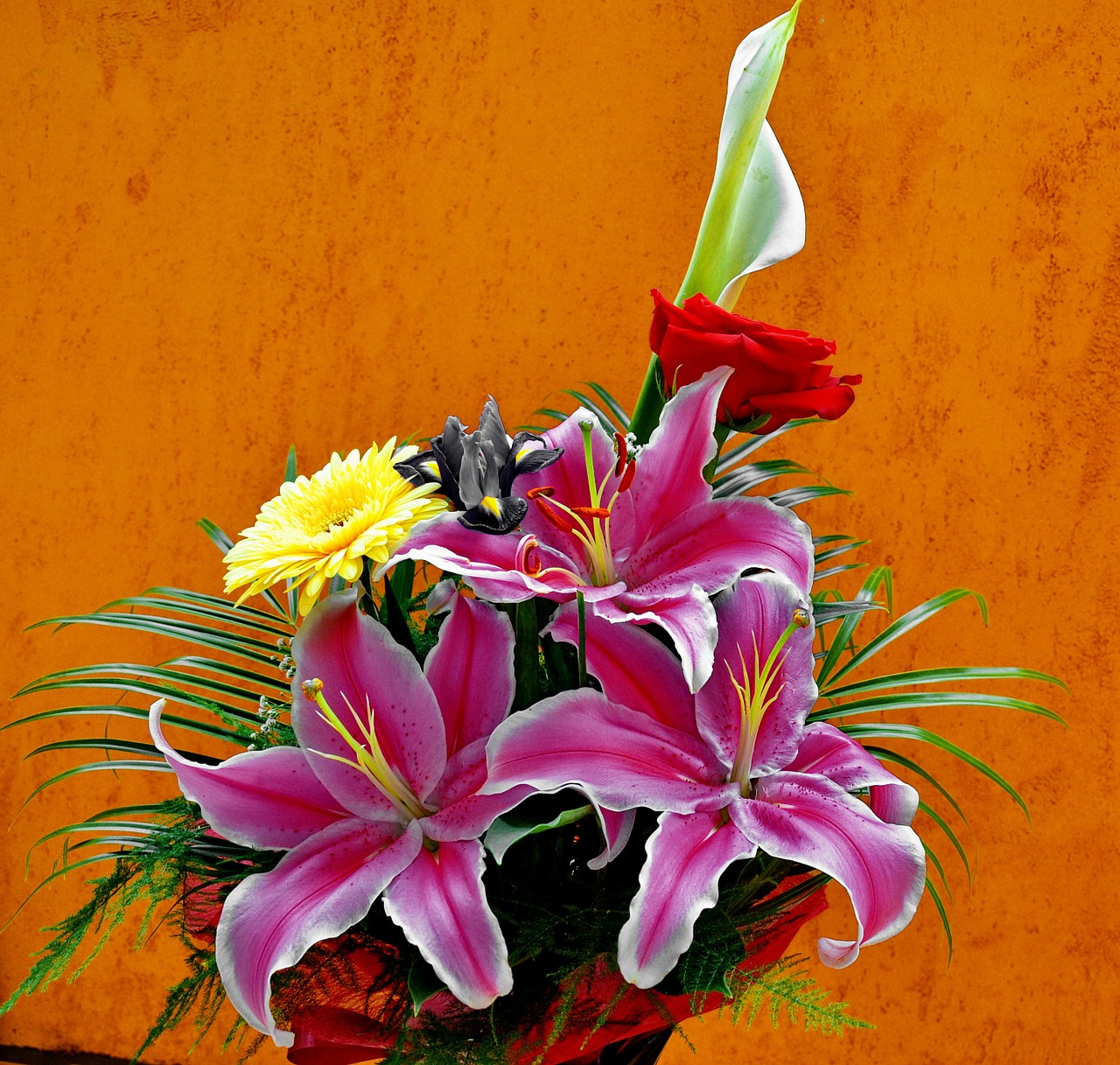 flower bouquet color free photo