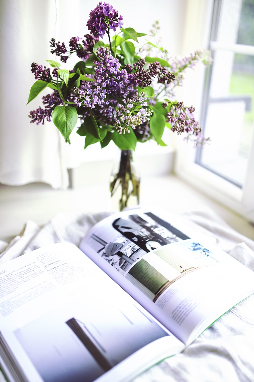 flower plant book free photo