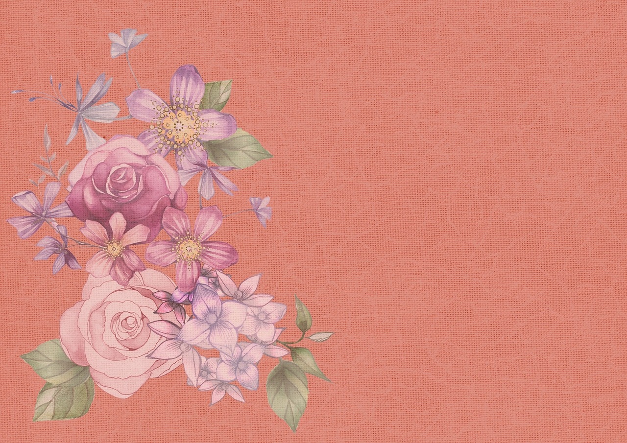 flower pink background free photo