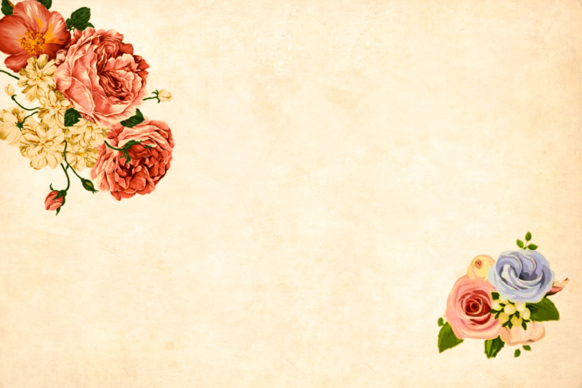 flower background vintage free photo