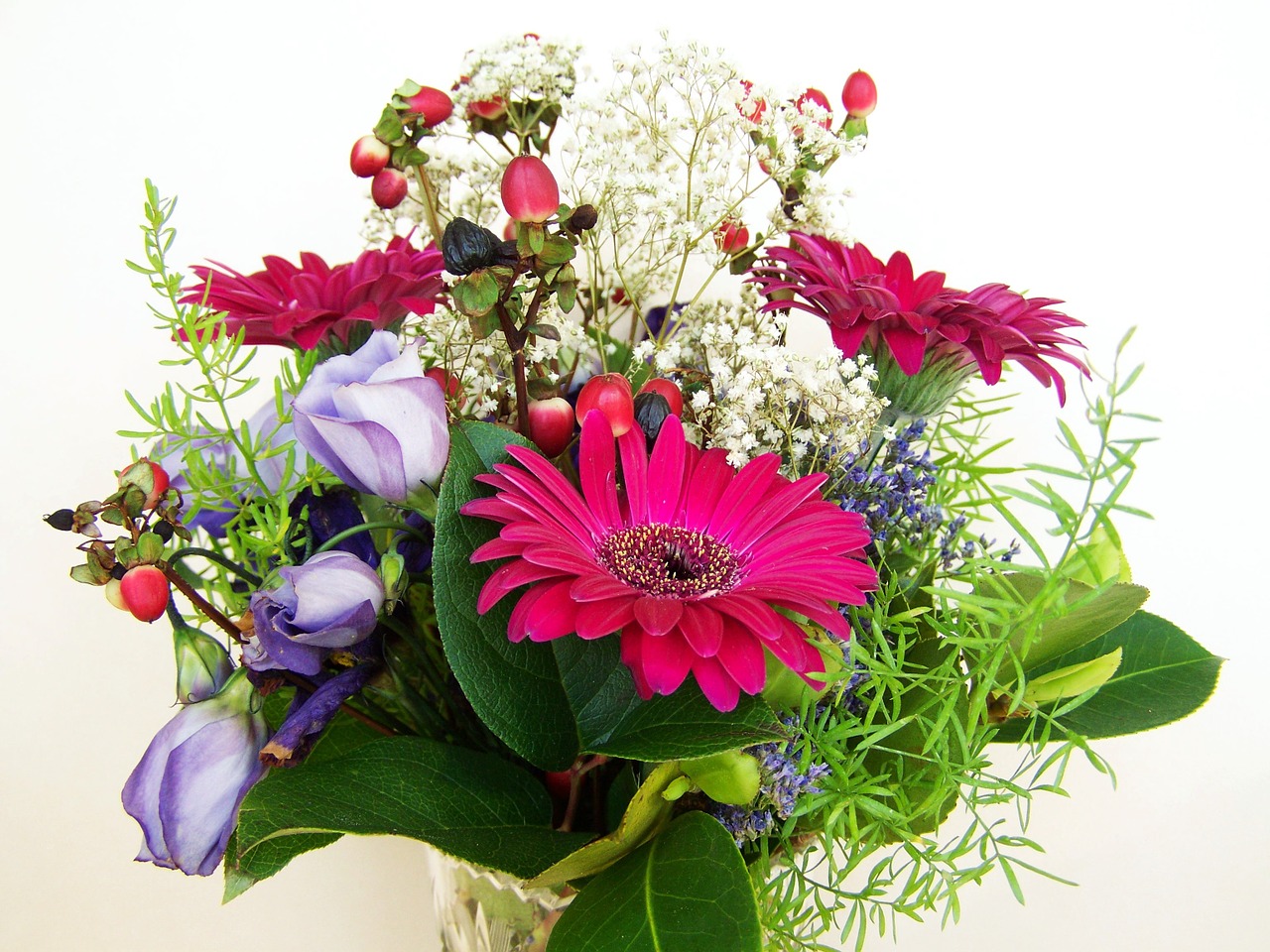 flower bouquet color cut flowers free photo