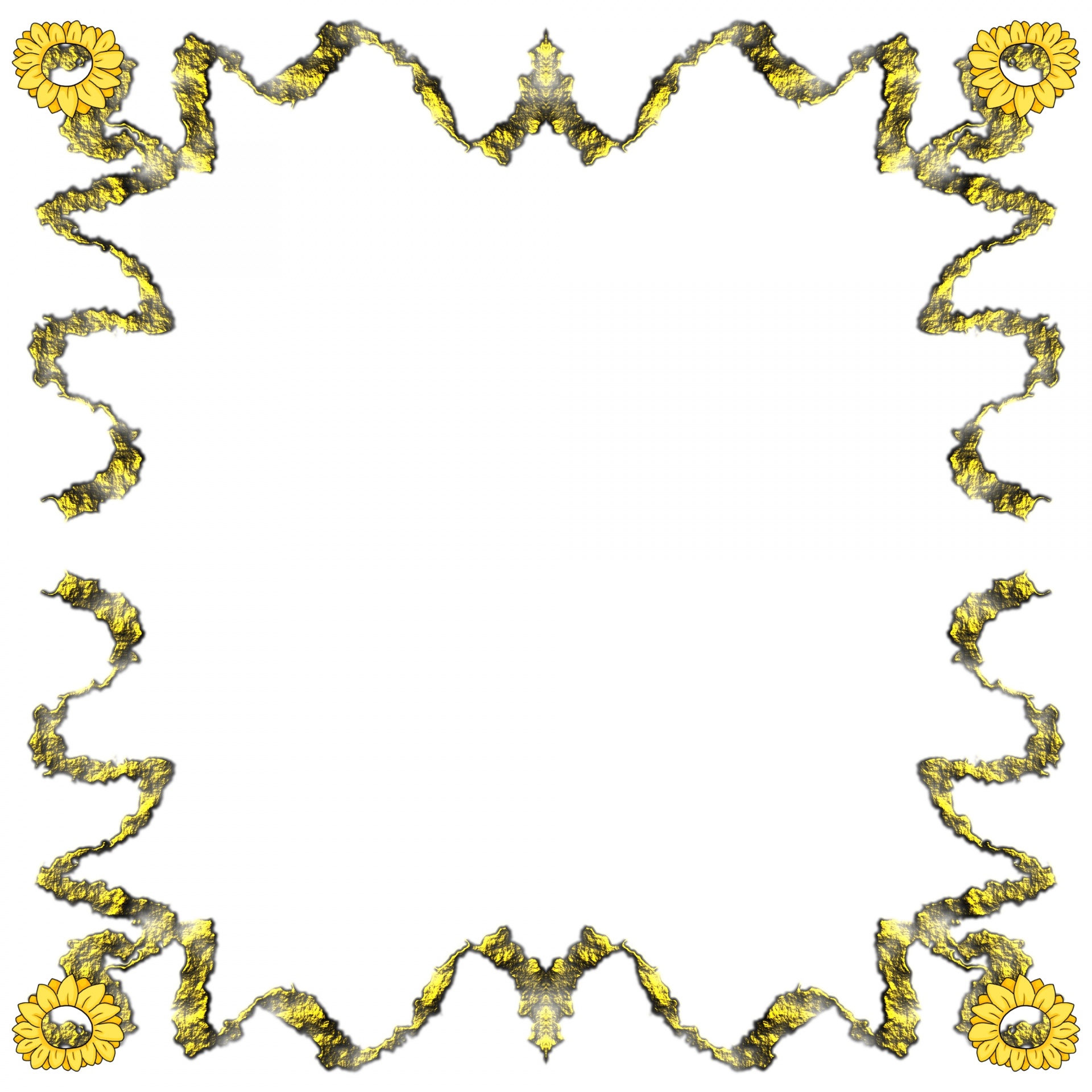 golden flower symmetric free photo