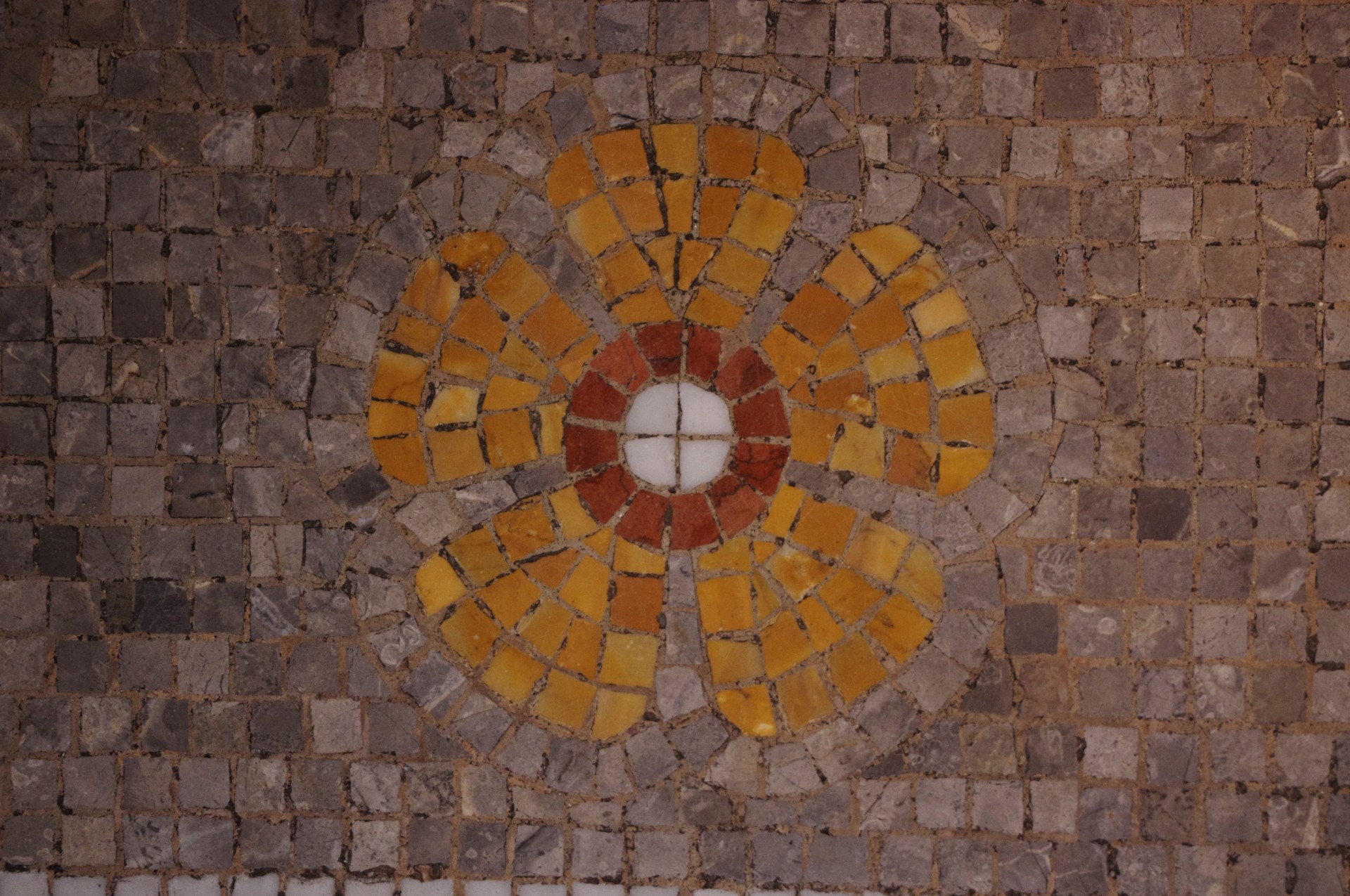 flower mosaic stone free photo