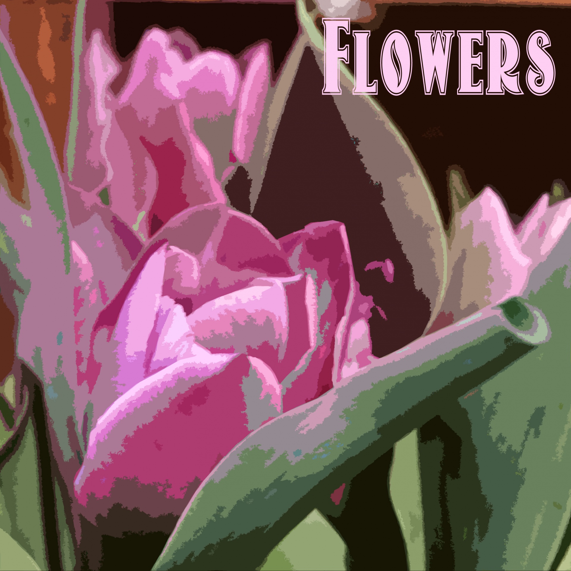 advertise flowers poster free photo