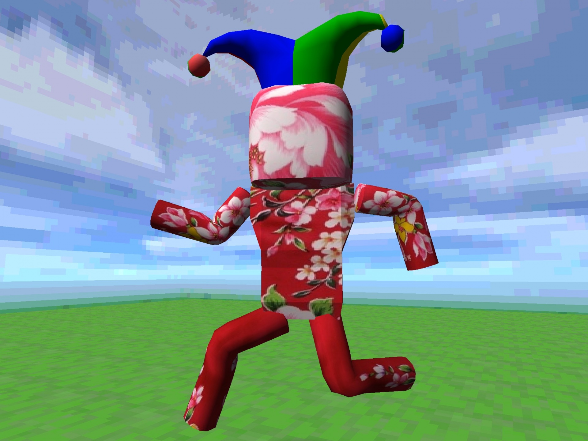 flower robot clown free photo