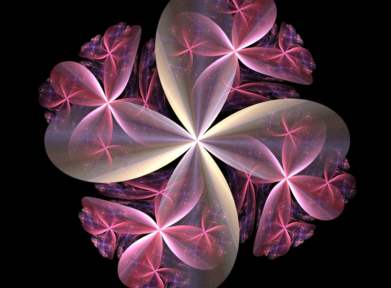 flower fractal fractals free photo