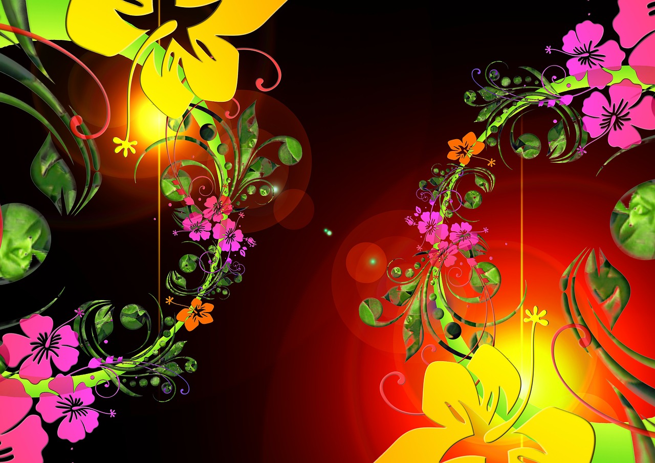 flowers background leaf free photo