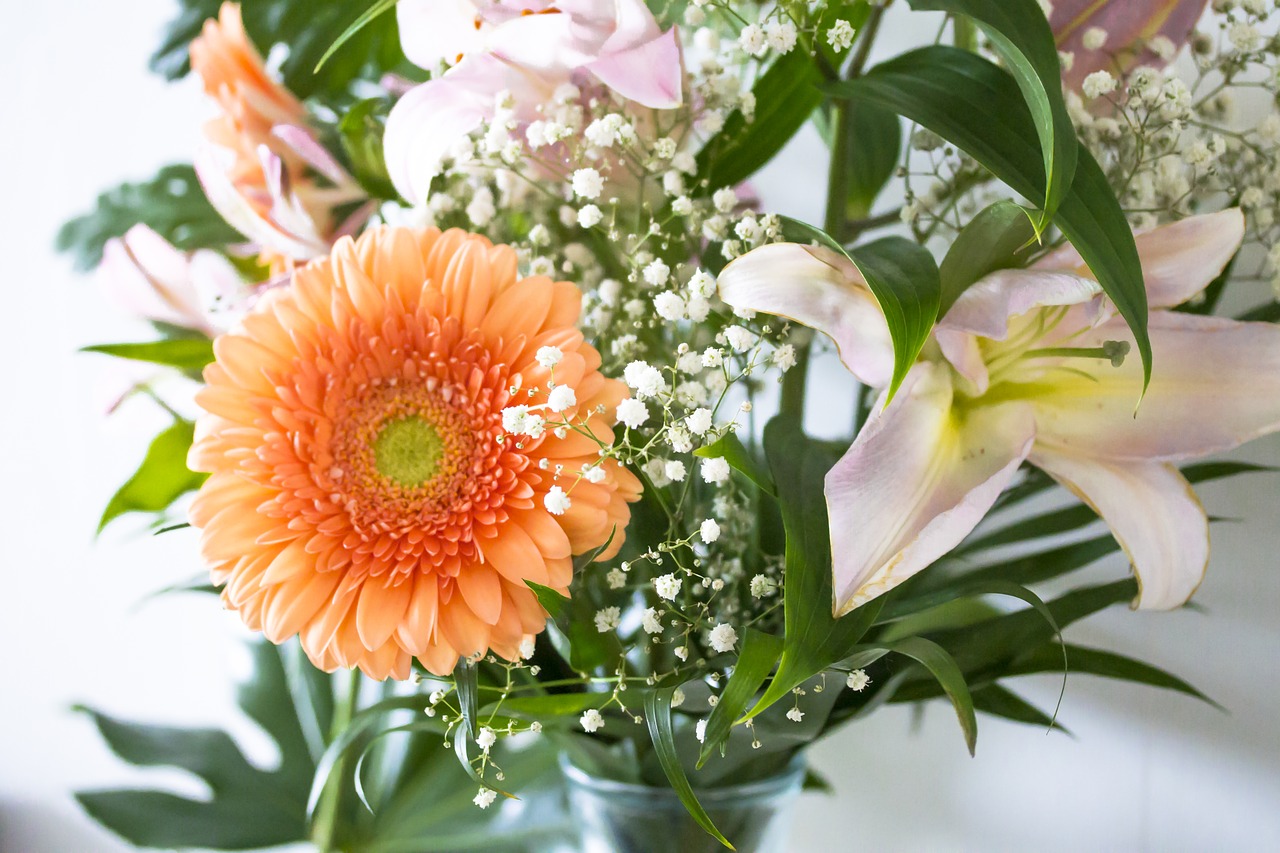 flowers bouquet sunflower free photo