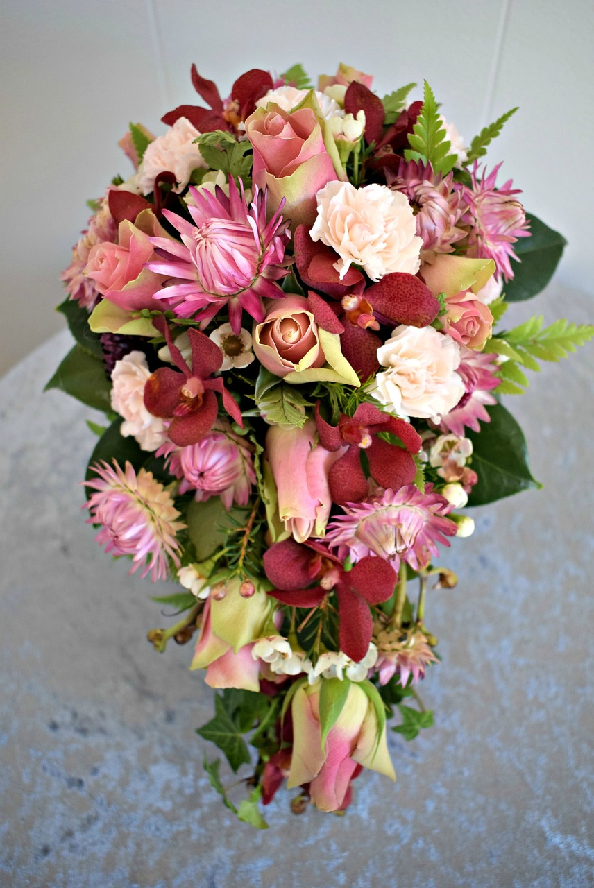 flowers wedding bouquet free photo