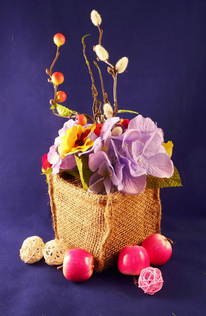 flowers baskets blossoms free photo