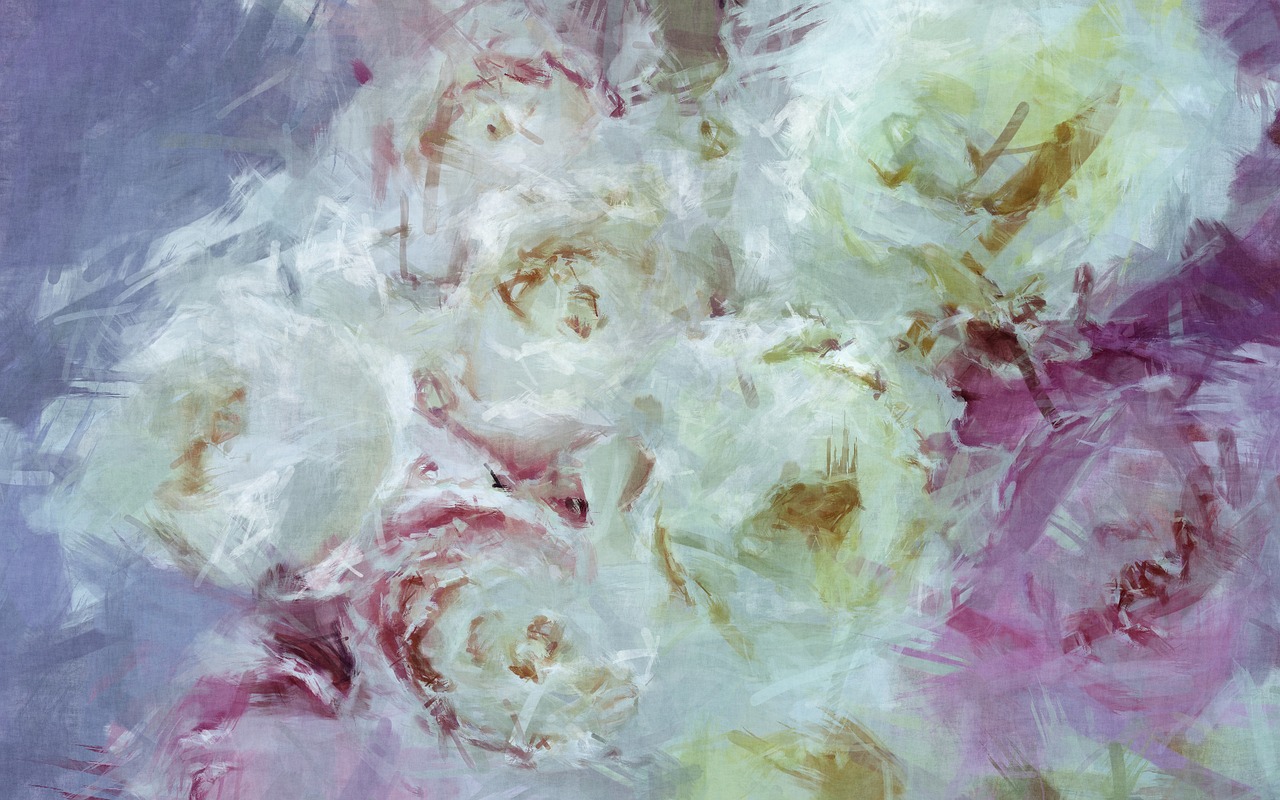 flowers sketchy painting art free photo