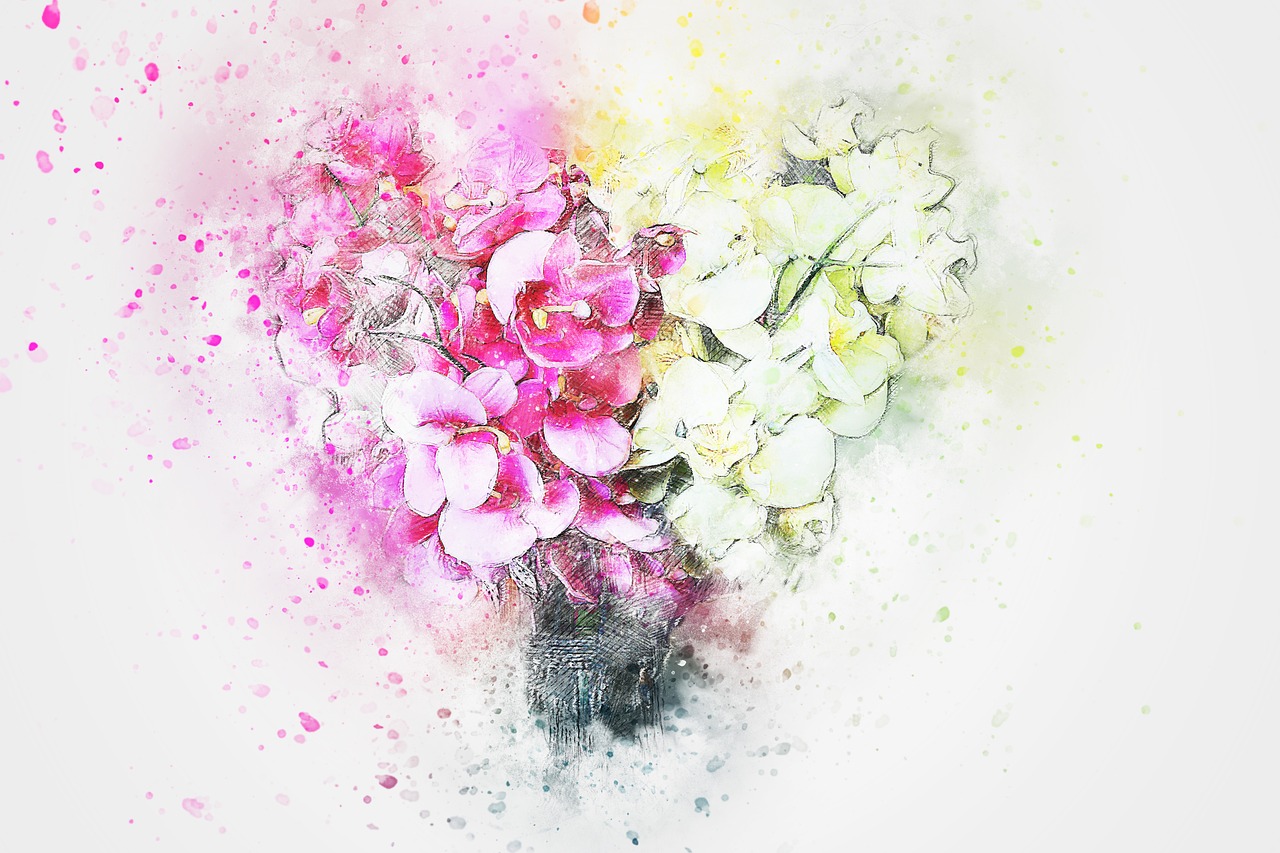 flowers bouquet art free photo