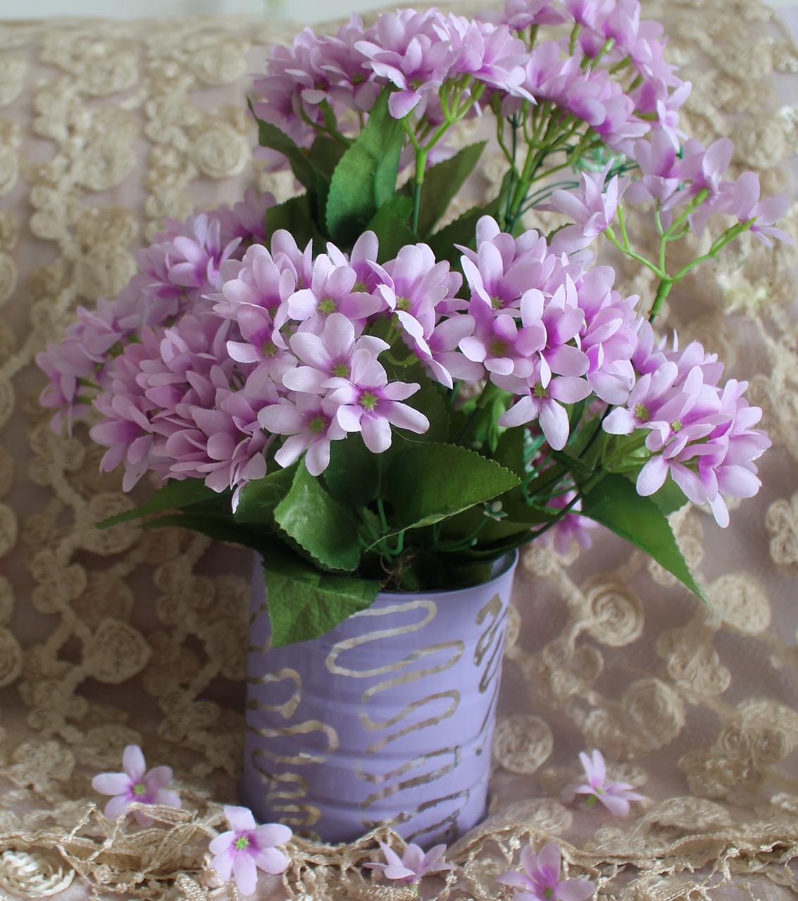 flowers crafts vase free photo