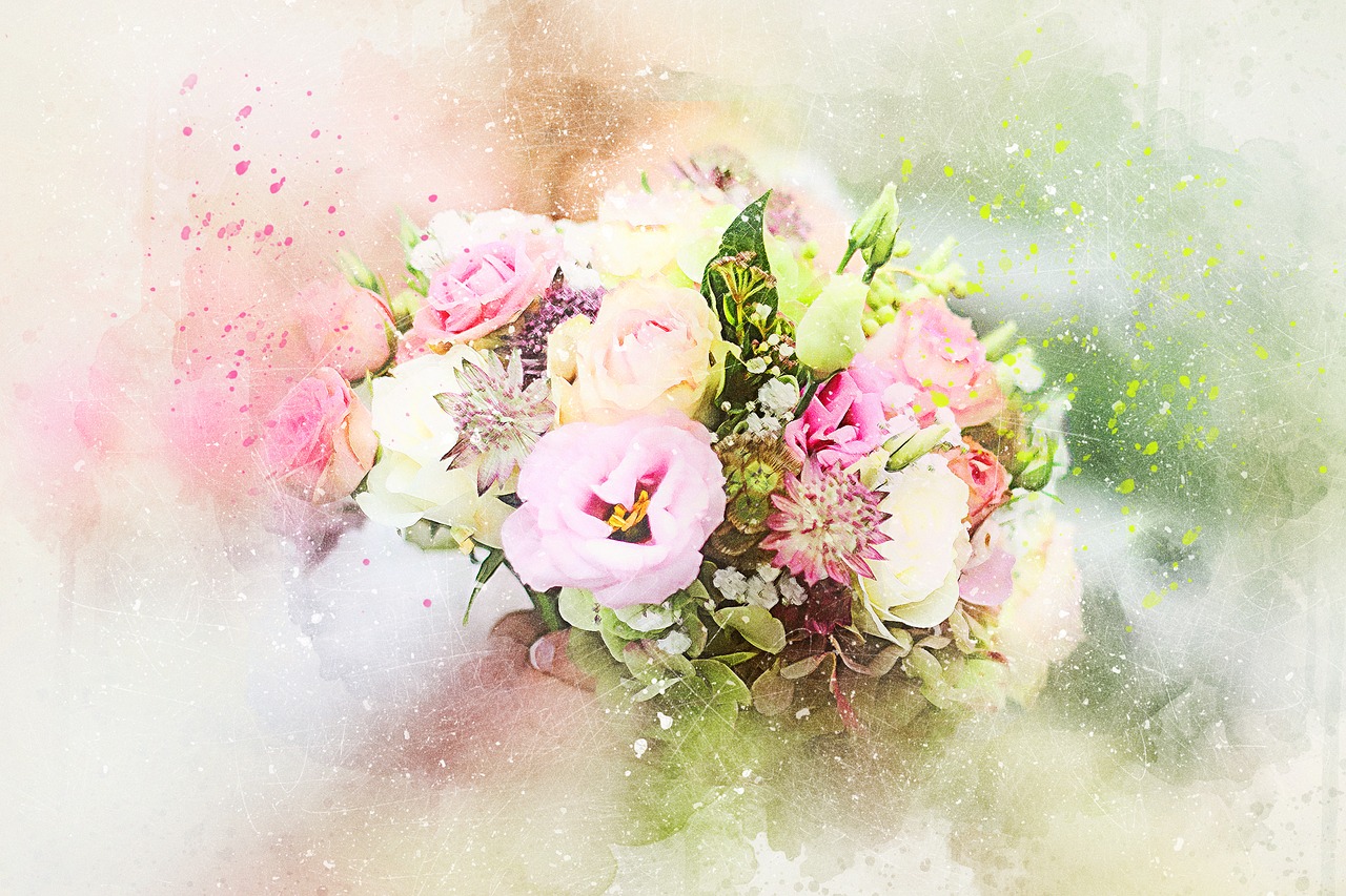 flowers bouquet art free photo