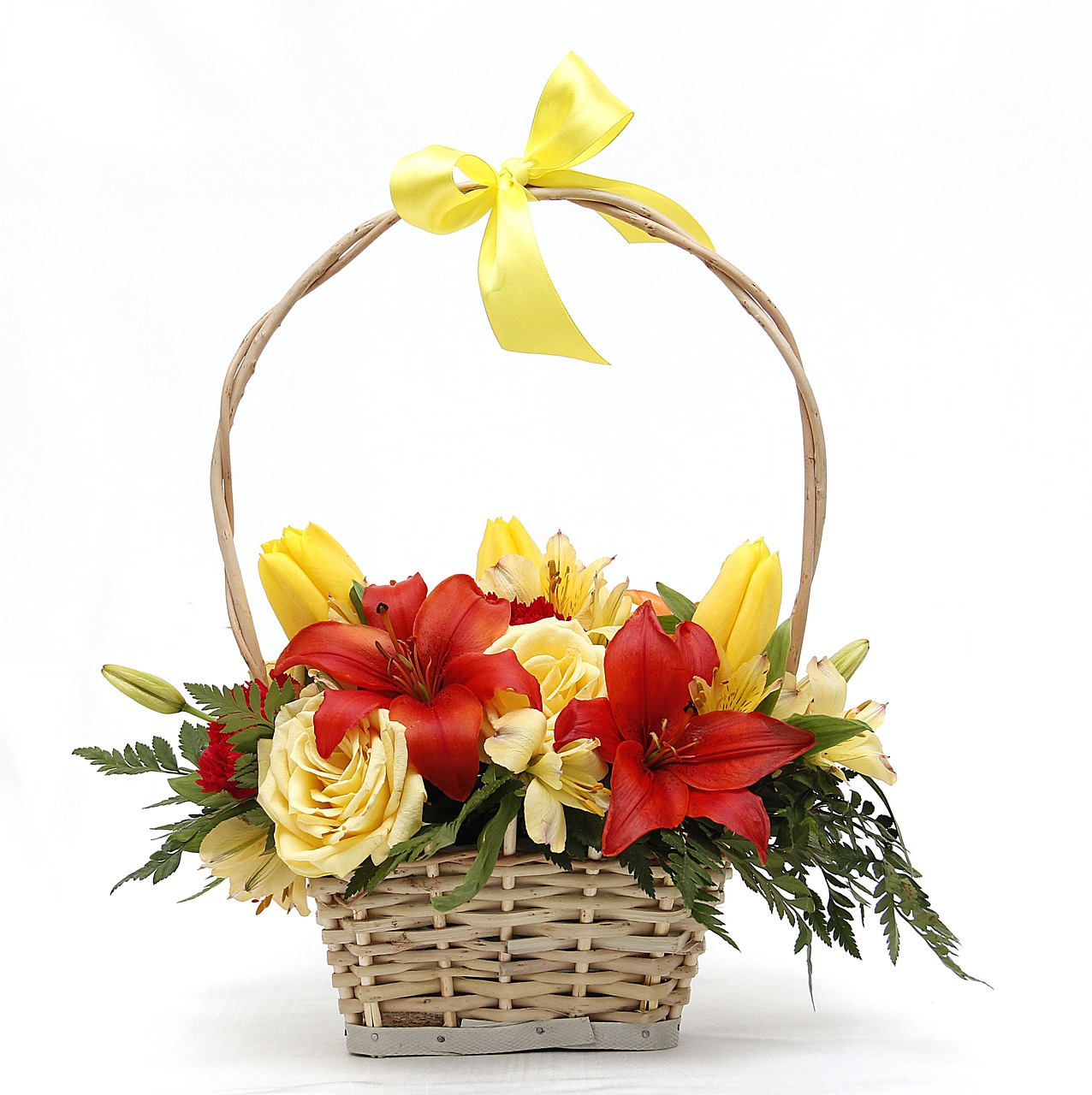 flowers basket flower basket free photo