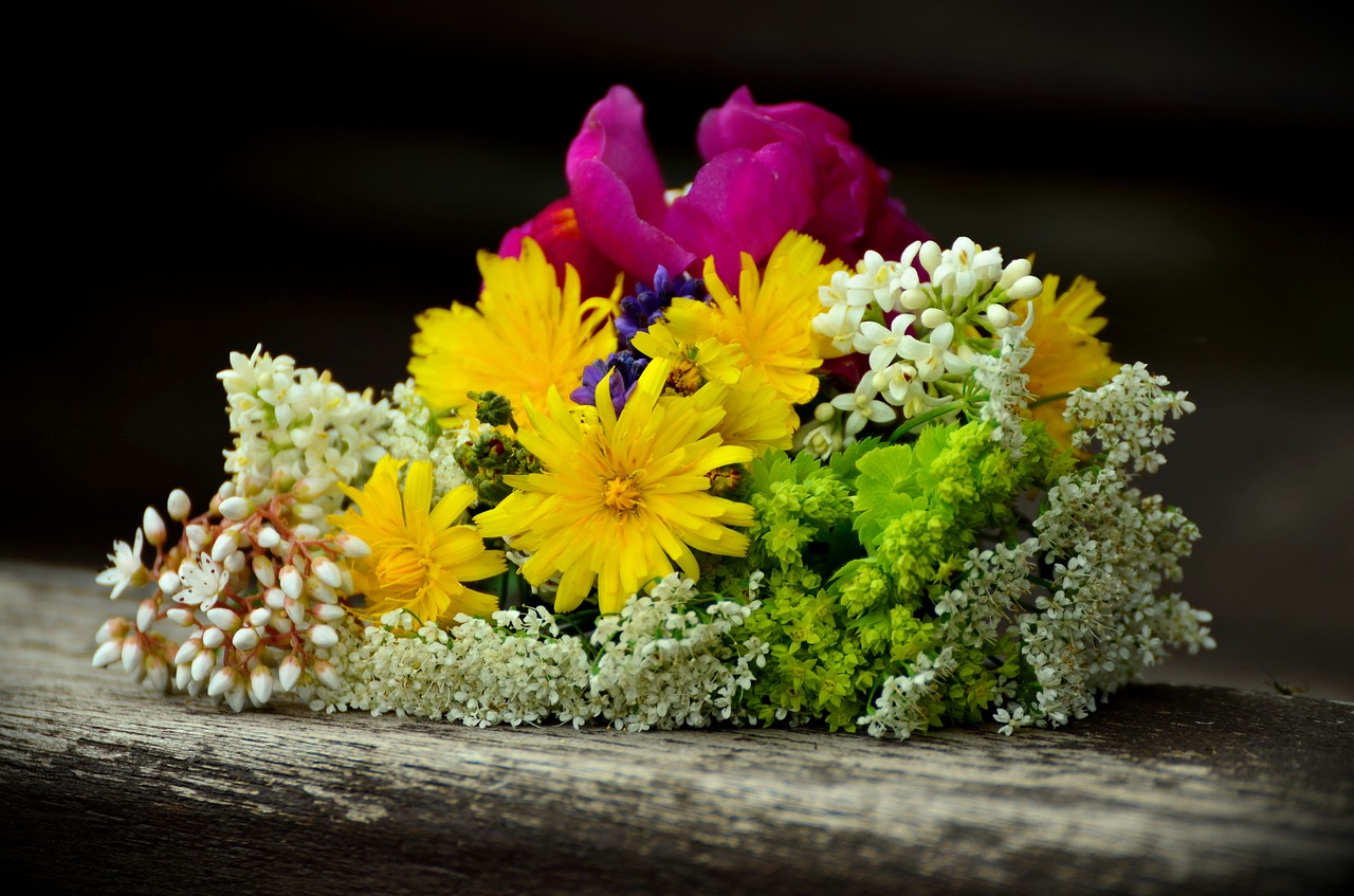 flowers  bouquet  thank you free photo