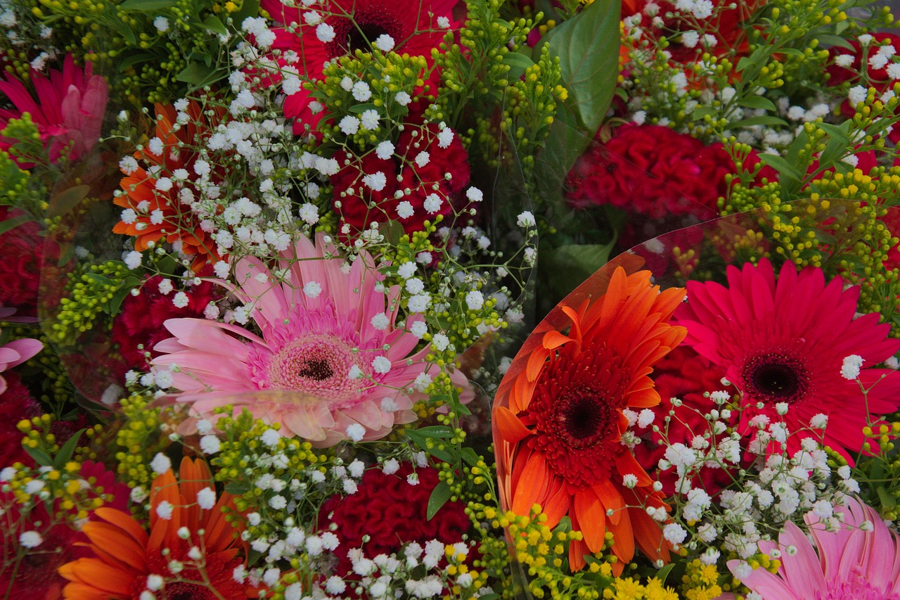 flowers  shopping  market free photo