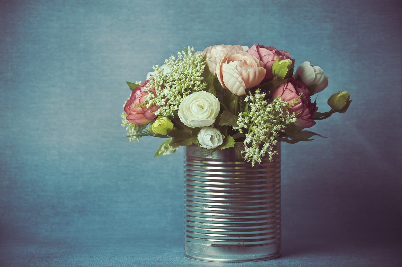 flowers  vase  bouquet free photo