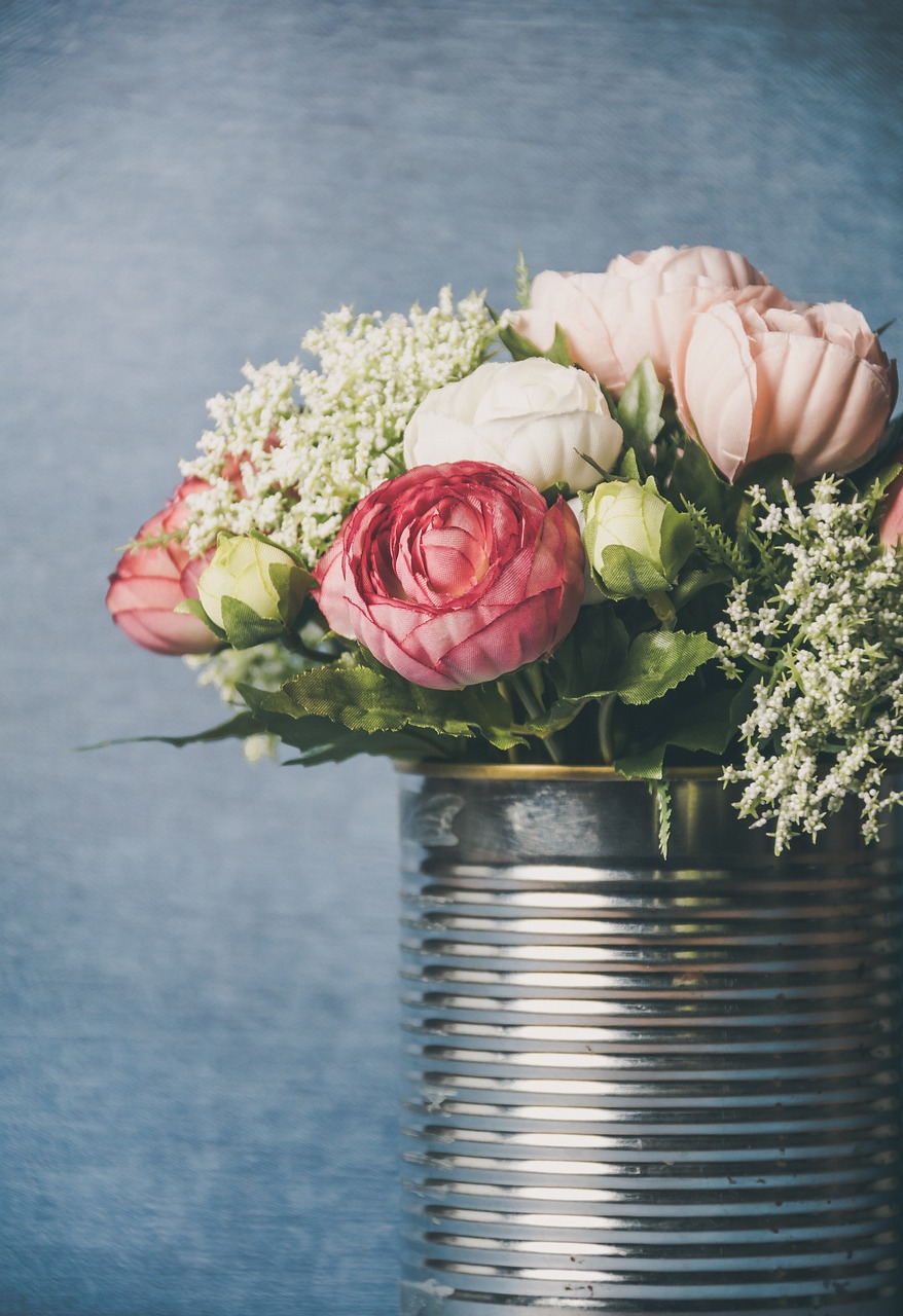 flowers  vase  bouquet free photo