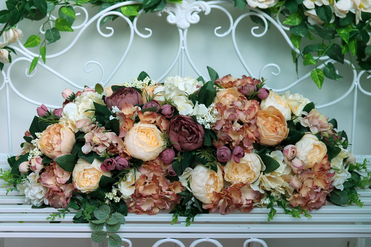 flowers  decoration  wedding free photo