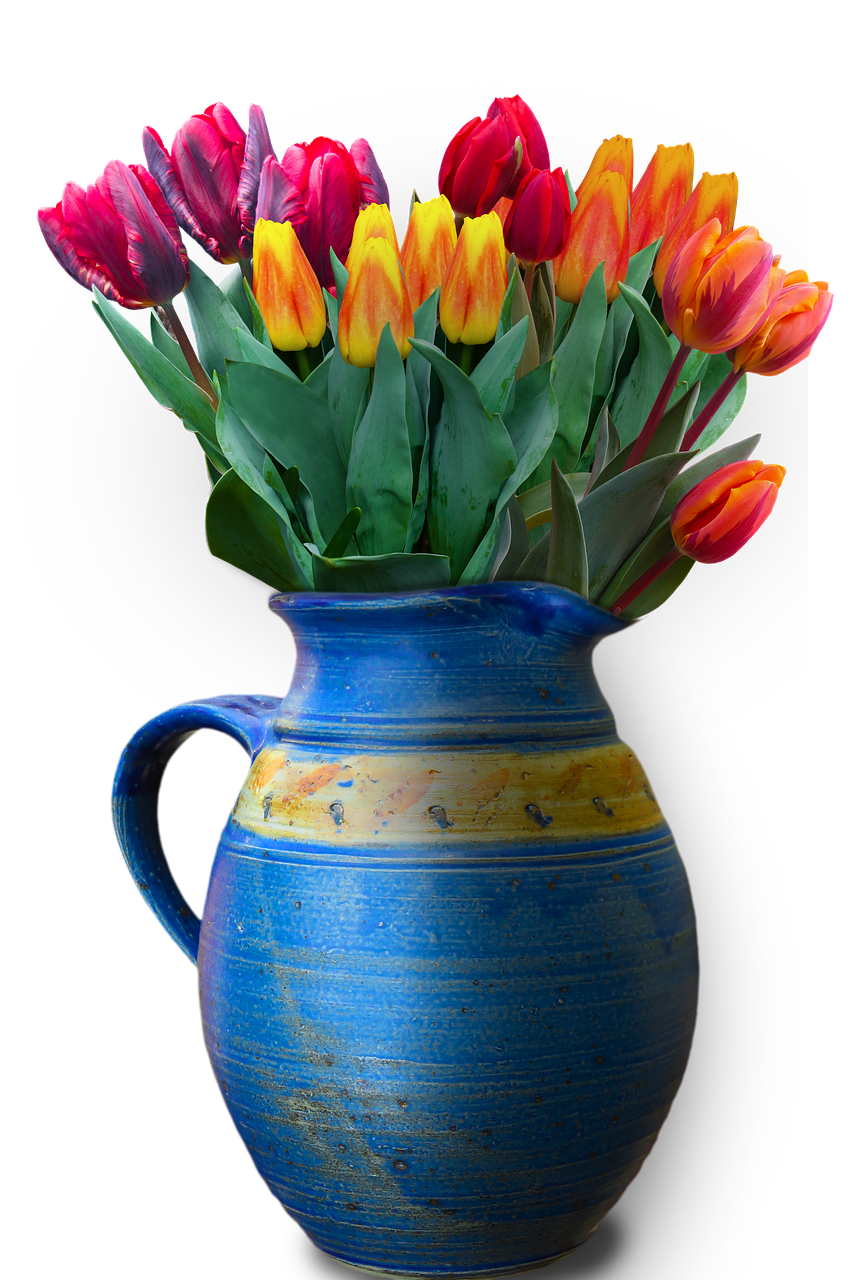 flowers  krug  vase free photo