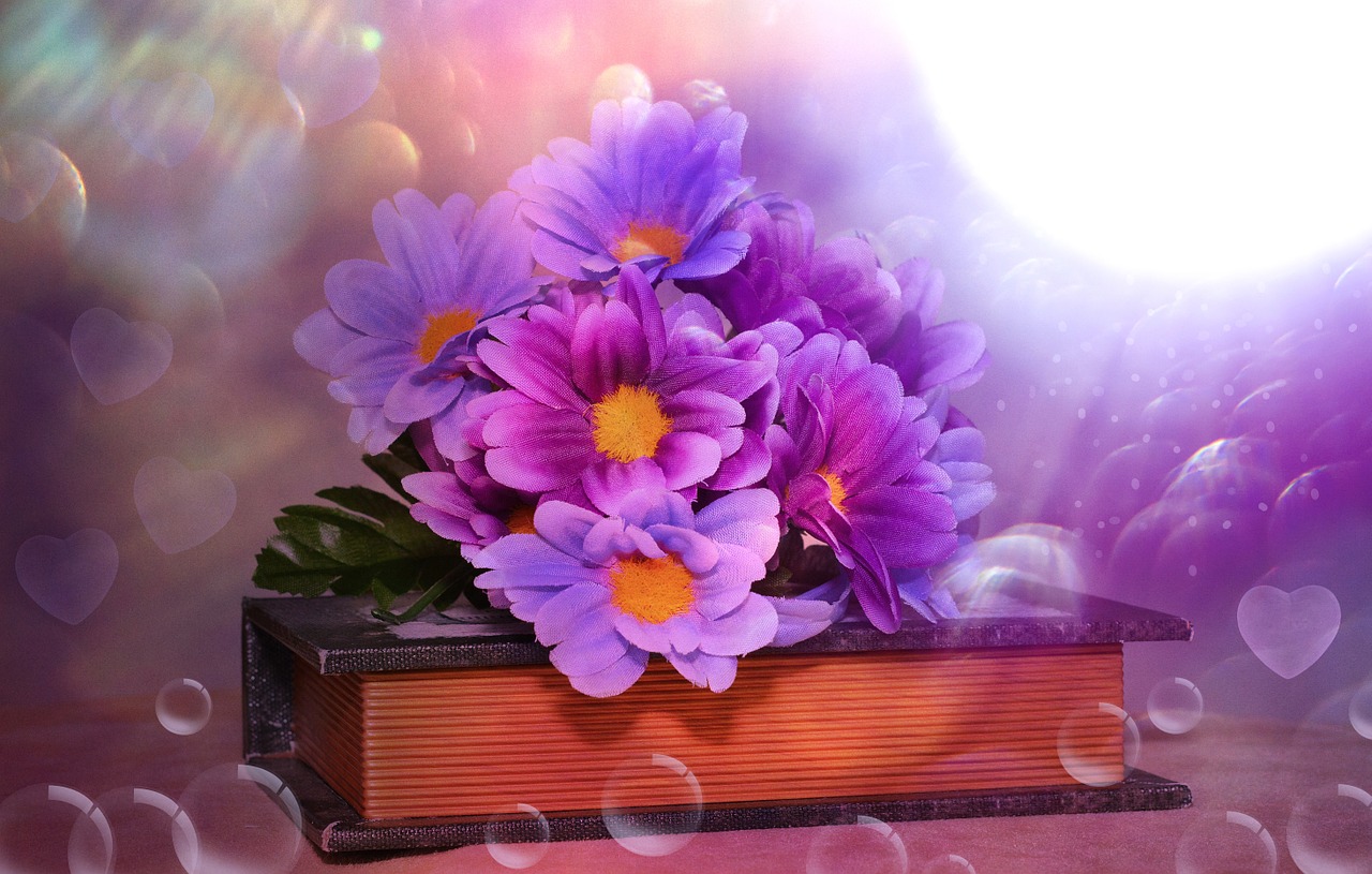 flowers artificial flowers book free photo
