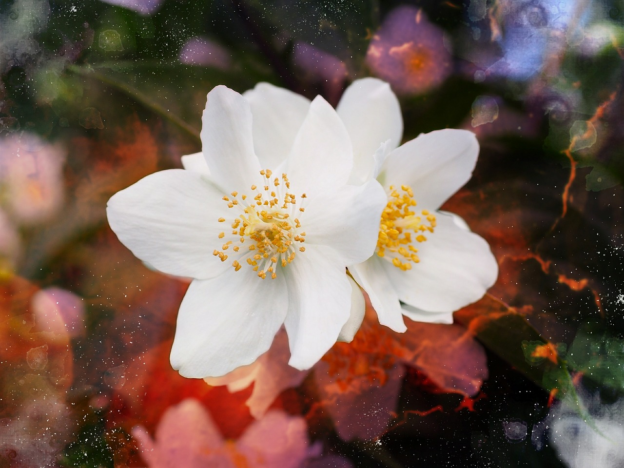 flowers jasmin mock orange free photo