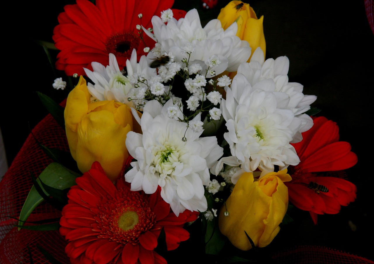 flowers coloring bouquet free photo