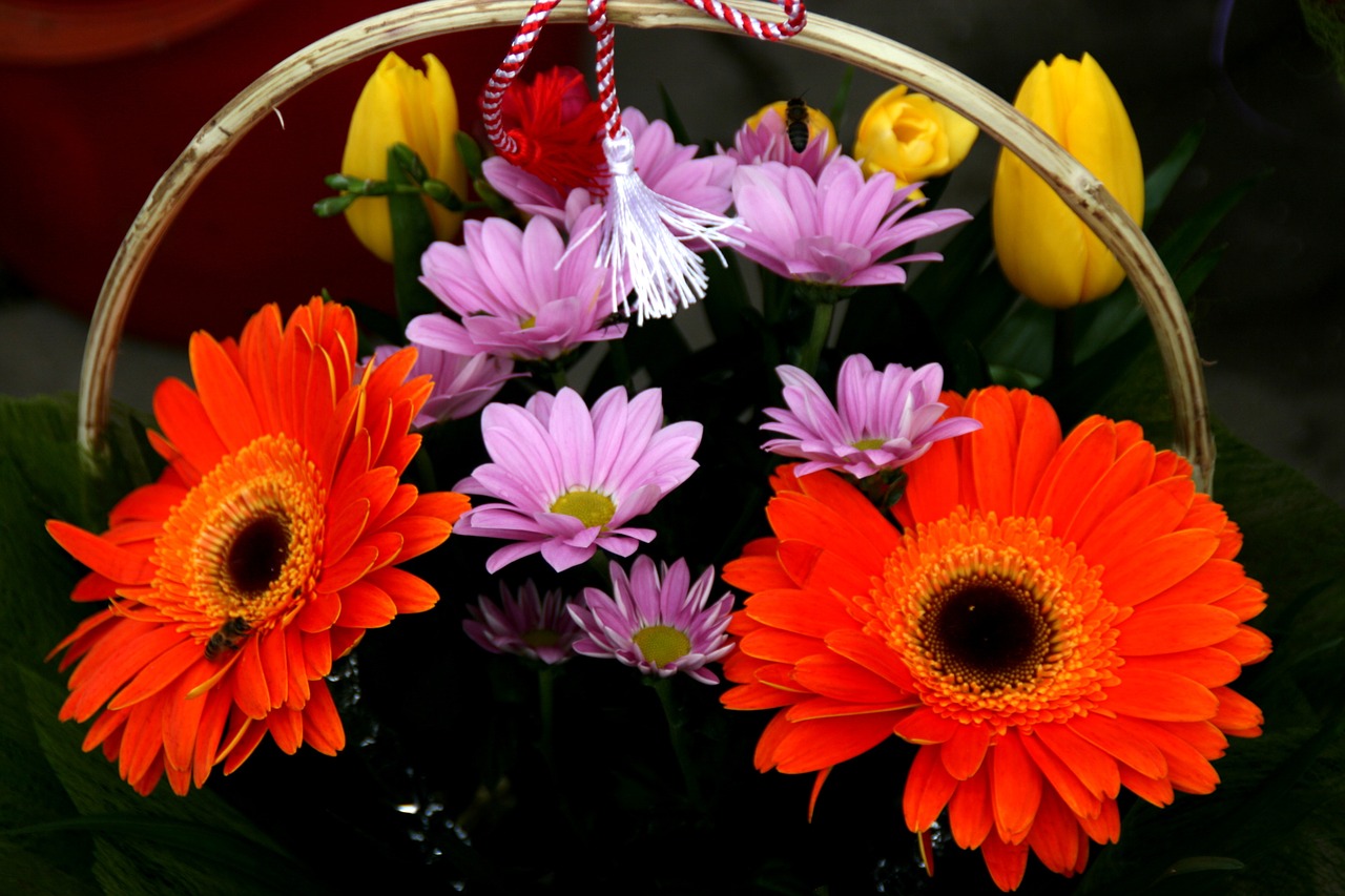 flowers coloring bouquet free photo