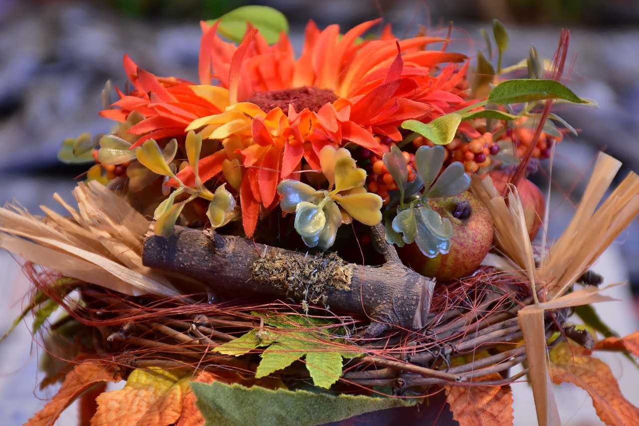 flowers bouquet orange free photo