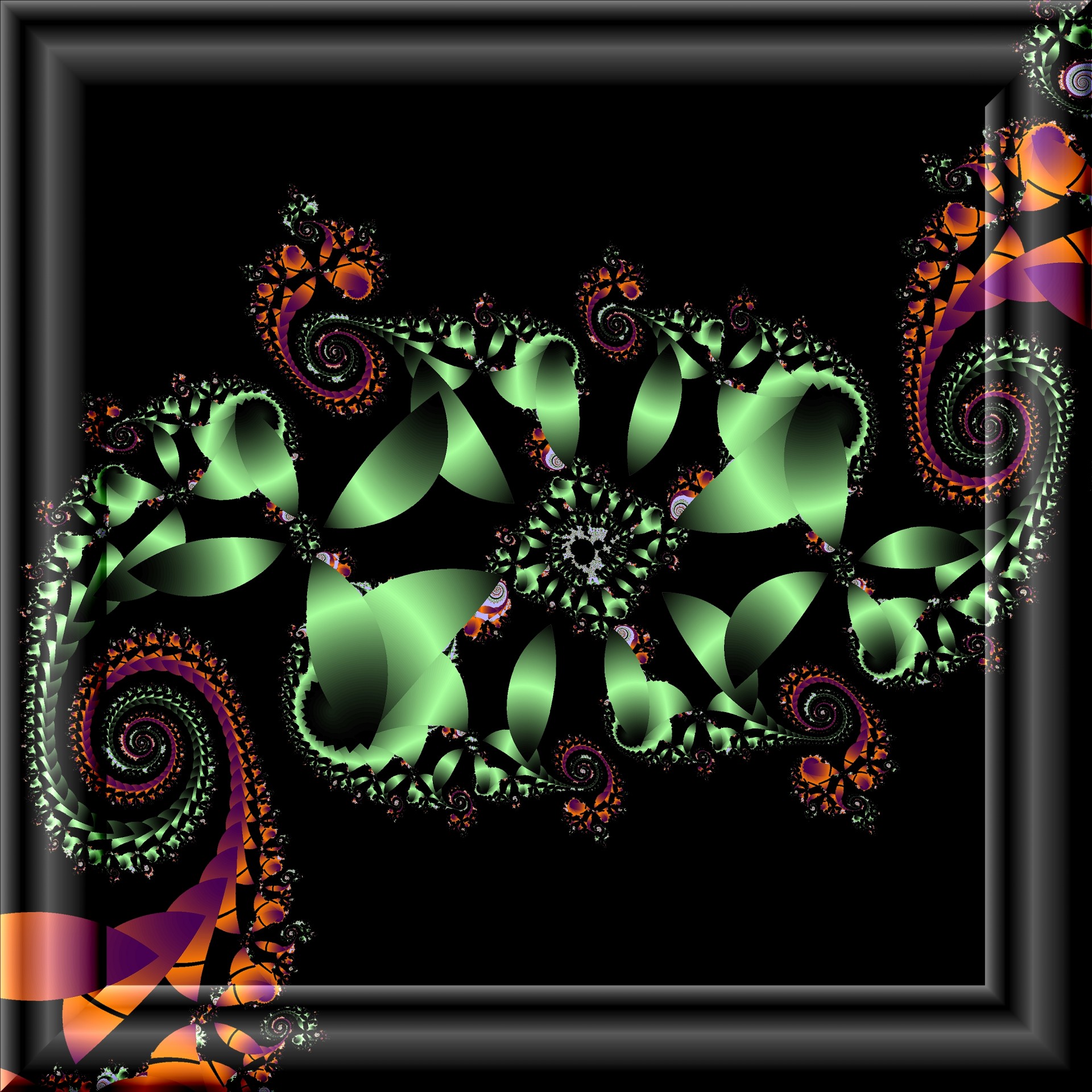 frame flowery design free photo