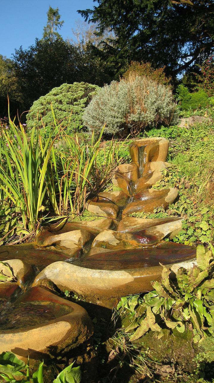 flowform glastonbury chalice well gardens free photo