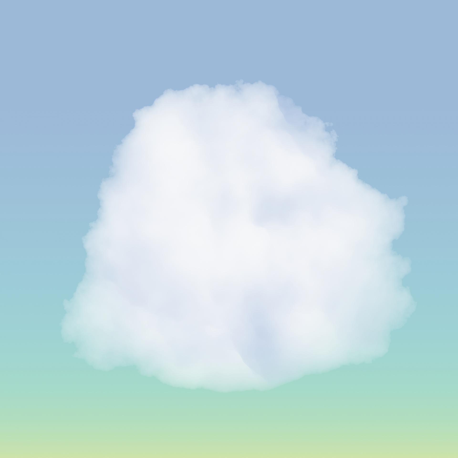 Белые пушистые облака