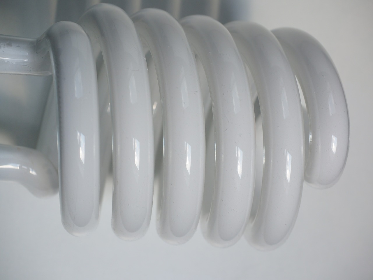 fluorescent lighting coiled tube free photo
