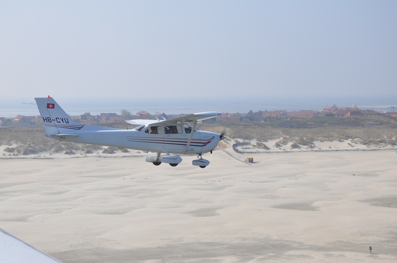 fly cessna juist free photo