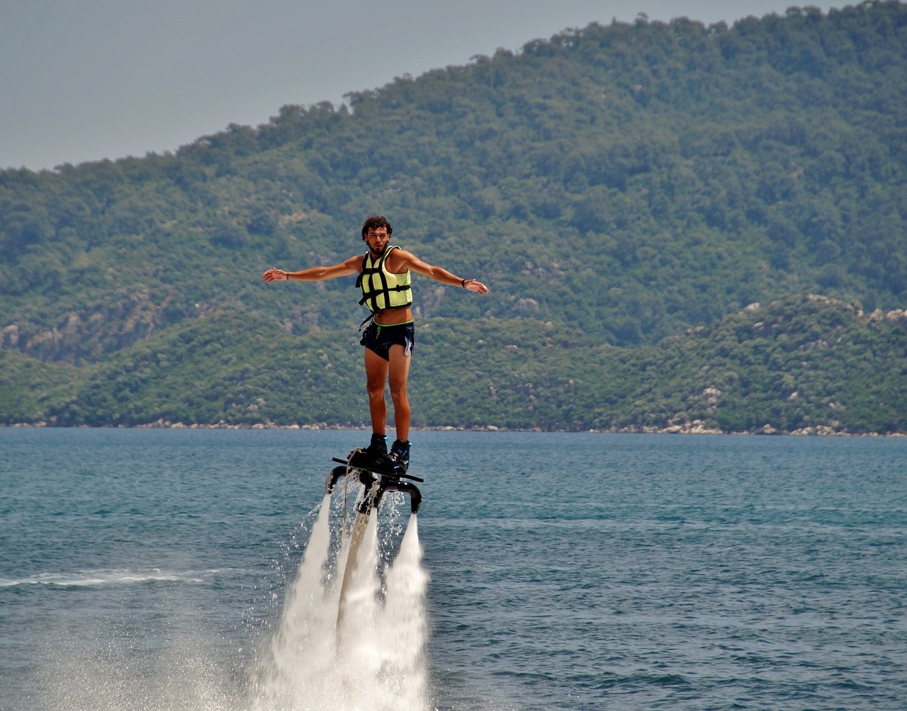 flyboarding water sports extreme free photo