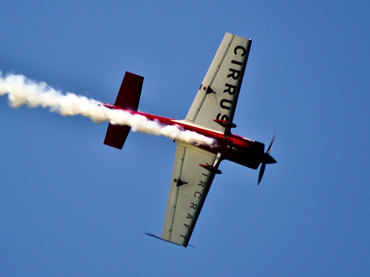 flying airplanes smoke free photo