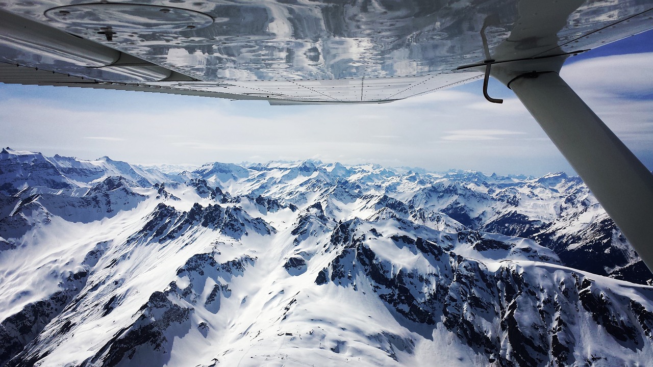 flying  mountains  switzerland free photo