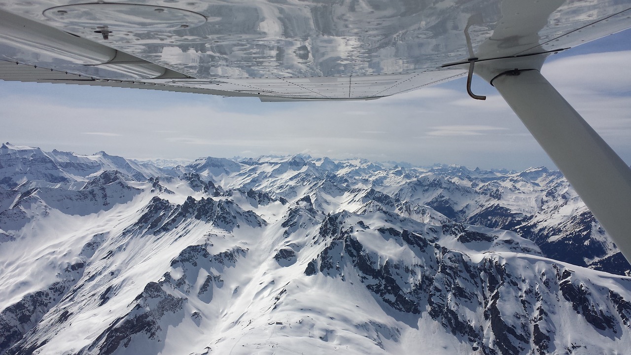 flying  mountains  landscape free photo