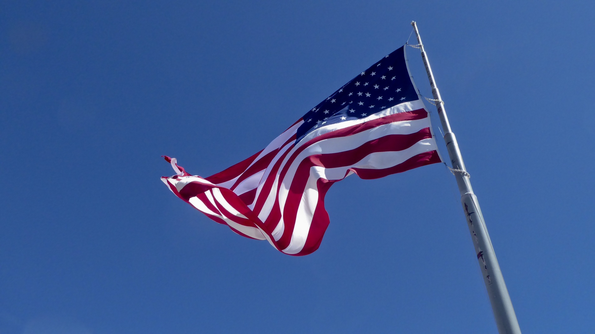 flag american unfurled free photo