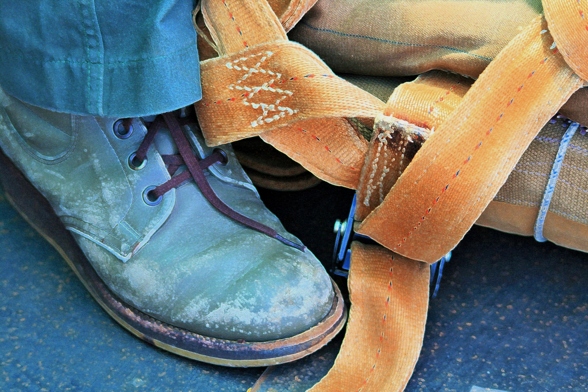 boot shoe grey free photo