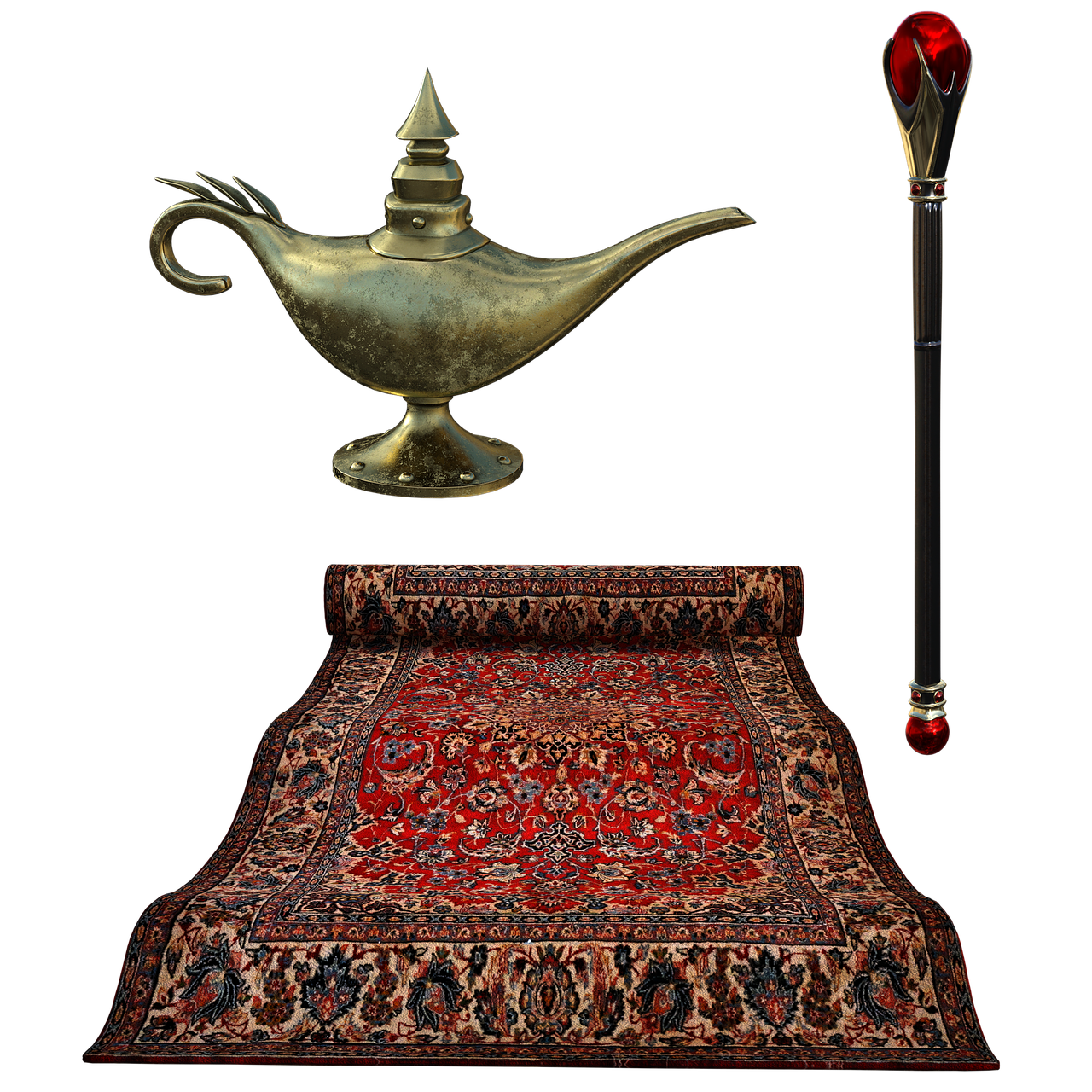 flying carpet  lamp  septure free photo