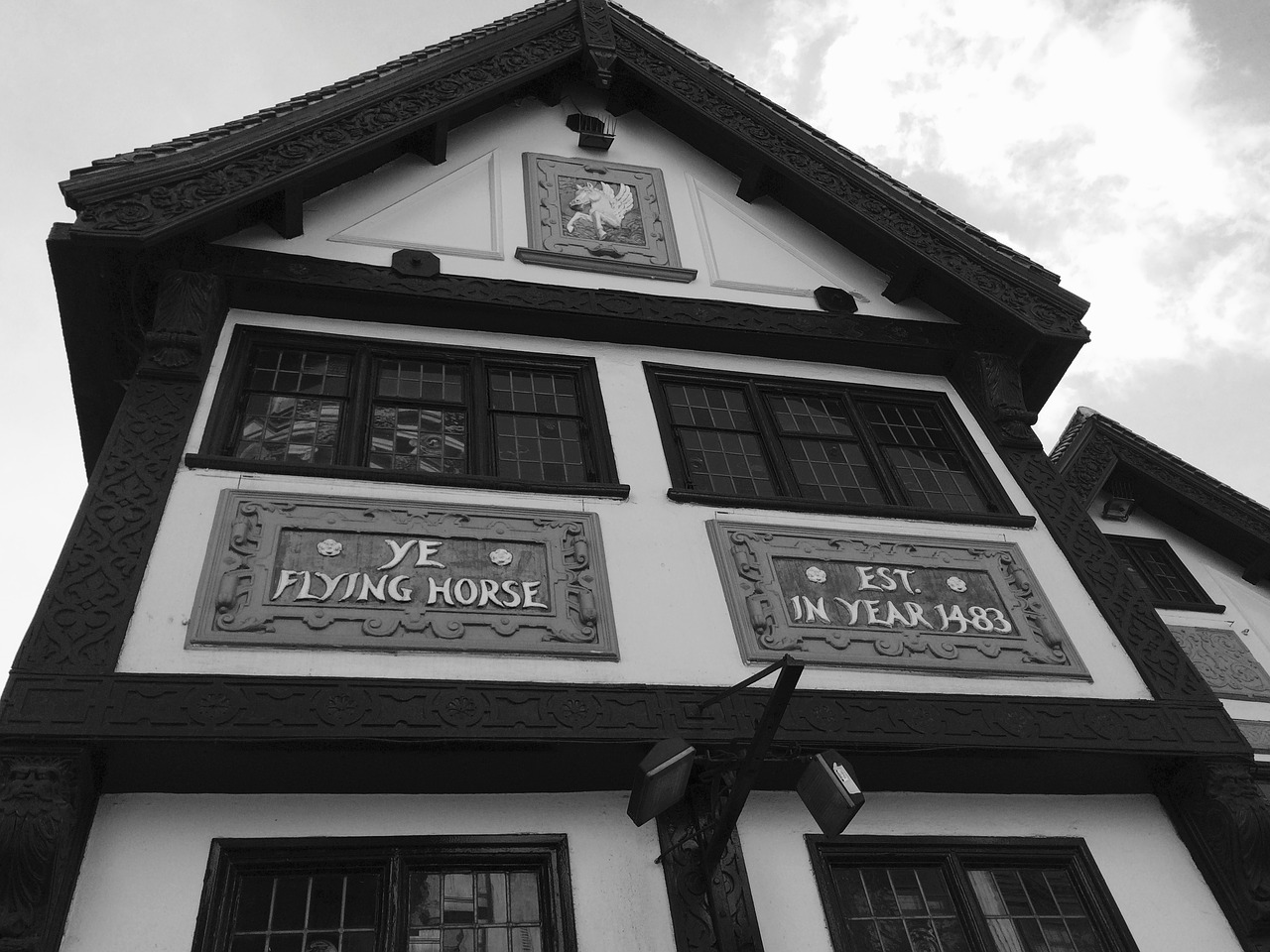 flying horse pub nottingham free photo