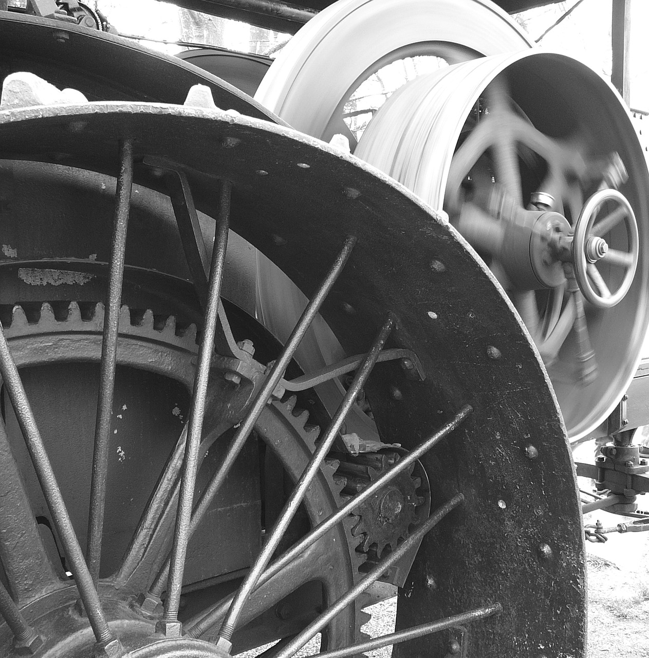 flywheel wheels machine free photo