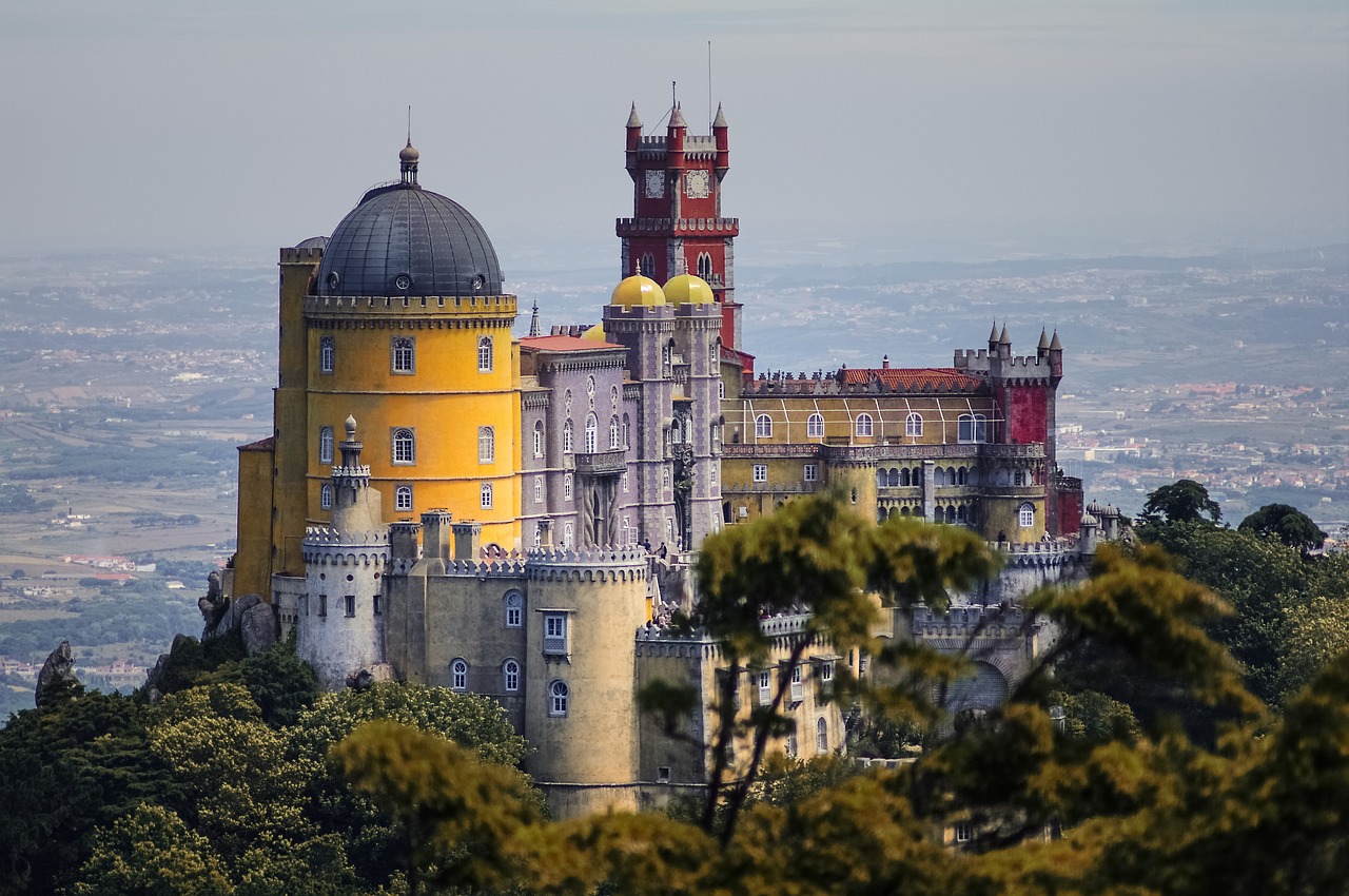 foam  castle  portugal free photo