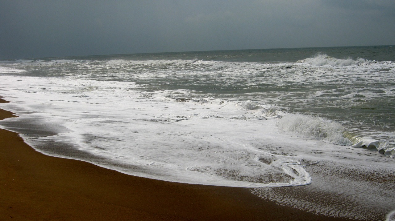 foam sea ocean free photo