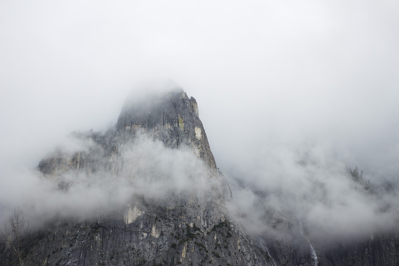 fog mountain rocky mountain free photo